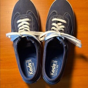 Keds Navy Sneakers with White Accents